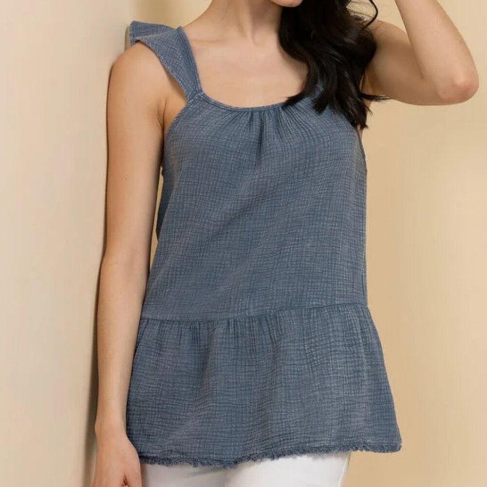 Cupio Crinkle Top